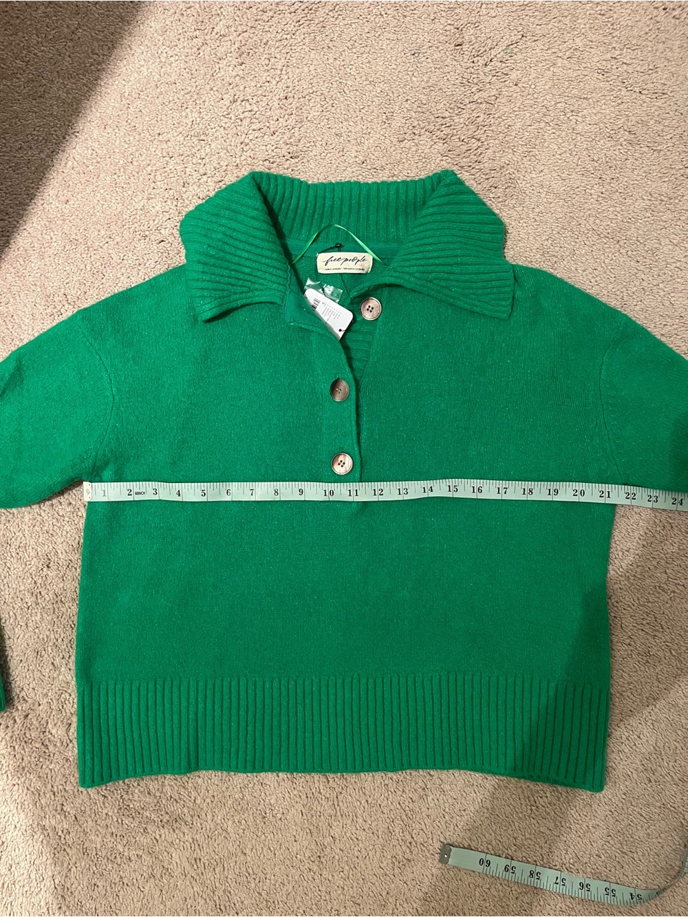 Free People Trading Up Polo Sweater - Picture 5 of 6
